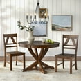 thumbnail image 4 of Simple Living  Vintner Country Style Dining Chairs (Set of 2) Oak Antique, 4 of 5