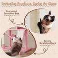 thumbnail image 5 of Yaheetech 63" Multi-Level Cat Tree with Condo, Hammock, Basket & Scratching Ramp, Pink, 5 of 7