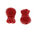 thumbnail image 3 of 10 piezas de abalorios espaciadores colgantes colgantes para joyas - Rojo Sunnimix Colgantes sueltos encantos, 3 of 7