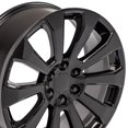 thumbnail image 4 of OE Wheels CV95 22 Inch Rims and Tires Fit Suburban 1500 High Country Style 6x139.7 22x9 Gloss Black - Hollander 5922 - Eagle Sport AS 285/45-22 (Set of 4), 4 of 5