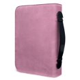 thumbnail image 3 of HELLHERO Glittery Pink Textured Pattern Church Bible Bag for Women, Bookmark Belt Bible Cover with Large Capacity for Bible Study Daily Work Christian Prayer, 3 of 12