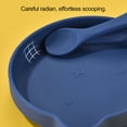 thumbnail image 4 of YAOMOBB Baby Serve Plate Strong Suction Baby Plate with Food Grade Silicone Secure Feeder Dish for Toddlers, 4 of 7