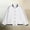 White, variant on WIZUTIZ Women's Casual Fashion Baseball Jacket Pocket Long Sleeve Cotton Blend Fall Casual
