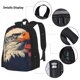 thumbnail image 3 of Balery American Bald Eagle A Mochila Escolar 3 en 1 para Niños - Mochila Resistente con Lonchera Térmica y Estuche - Mochila Escolar para Niños y Niñas, 3 of 7