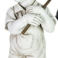 thumbnail image 6 of Exhart Little Boy Garden Statue with Solar Lantern, 17 inches, Resin, Natural, 6 of 6