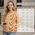 thumbnail image 7 of DISNIMO Zebra Stripe Printed Sweatshirts for Women Long Sleeve Jackets Warm Outwear Zip Up Sweatshirts with Pockets, L, 7 of 7