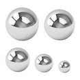 thumbnail image 5 of OUNONA  5 Pcs Mirror Polishing Ball Gazing Golf Balls Office Silver, 5 of 8
