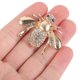 thumbnail image 5 of BESTYASH Pin Broche Abeja Retro Dorado Decorativo Resistente A Oxidación Para Y Chal, 5 of 6