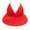 Red, variant on MSJUHEG Sun Hats for Women Sun Hat Trucker Hat Summer Hat Women's Sun Visor Sun Hat Anti-Ultraviolet Elastic Hollow Top Hat Hats for Women Fascinators Hats for Women Polyester 1PC Hat Red One Size