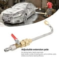 thumbnail image 4 of Curved Pressure Washer Extension Wand with Ball Valve 1/4 Inch Connector Power Washer Gutter Cleaner Attachment Rod, 4 of 7