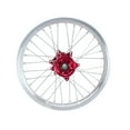 thumbnail image 3 of Tusk Impact Complete Wheel - Rear 18 x 2.15 Silver Rim/Silver Spoke/Red Hub For Honda CRF250X 2004-2009,2012-2013,2015-2017, 3 of 7