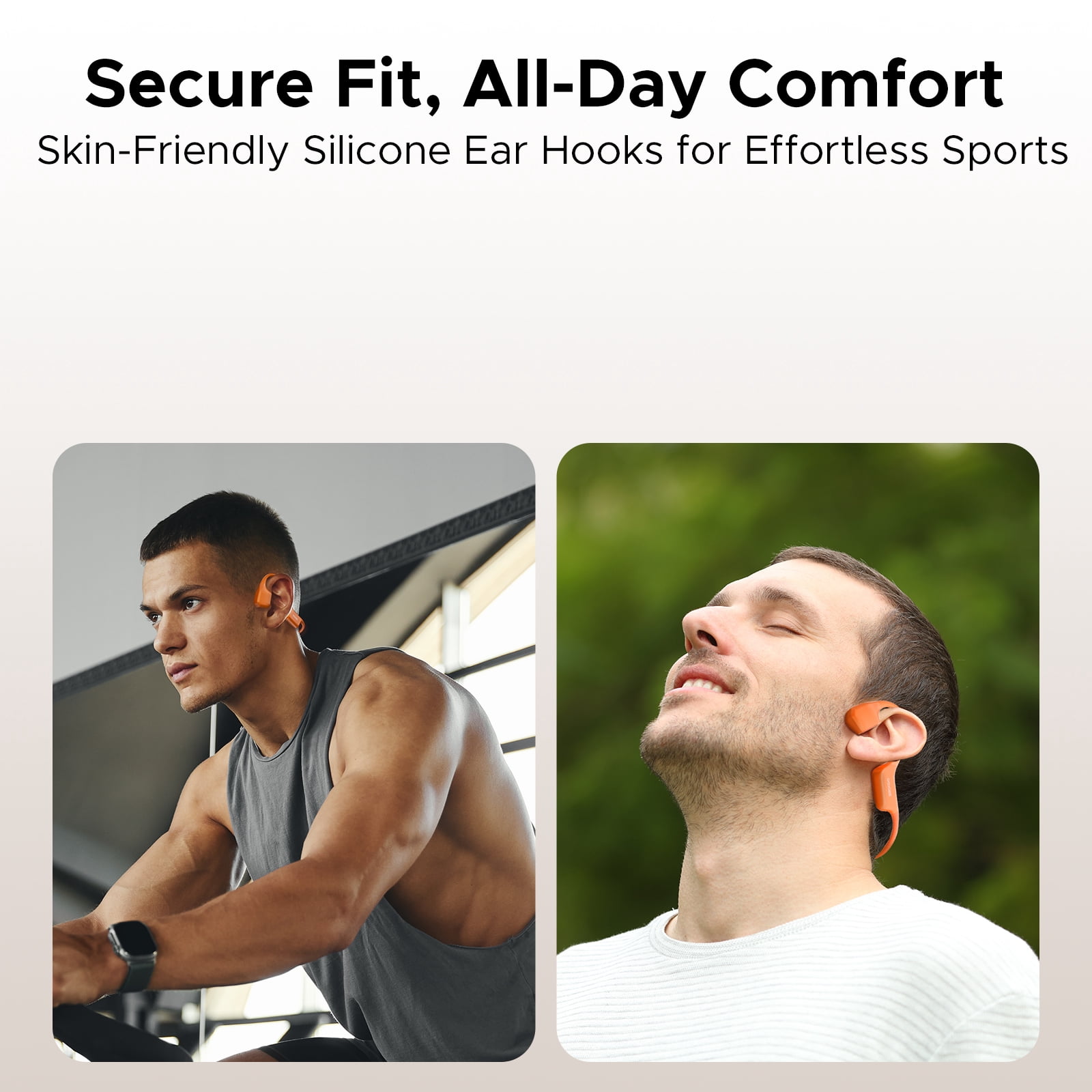 Doogee Bone Conduction Headphone, IP68 Waterproof Swimming Headphones Wireless Bluetooth 5.4, Dual Drivers, Bone Air Conduction, Sport Open-Ear Headphones for Swimming, Running, Cycling