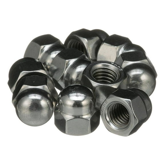 SeaChoice 00594; 1/2-13 Cap Acorn Nut Stainless Steel 10/ Bag