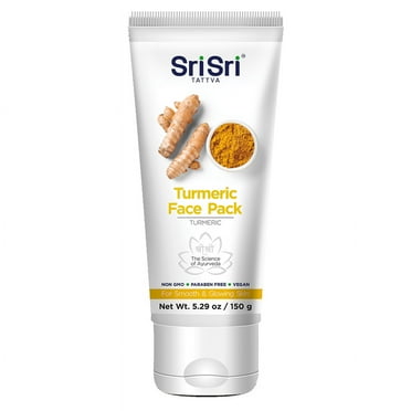 Sri Sri Tattva Turmeric Face Pack - Natural Radiance and Glow Brightening Face Pack Turmeric Rejuvenating Face Mask