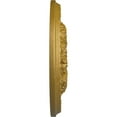 thumbnail image 4 of Ekena Millwork 18"OD x 3 1/2"ID x 2 1/2"P Granada Ceiling Medallion (Fits Canopies up to 6 5/8"), Hand-Painted Pharaohs Gold, 4 of 5