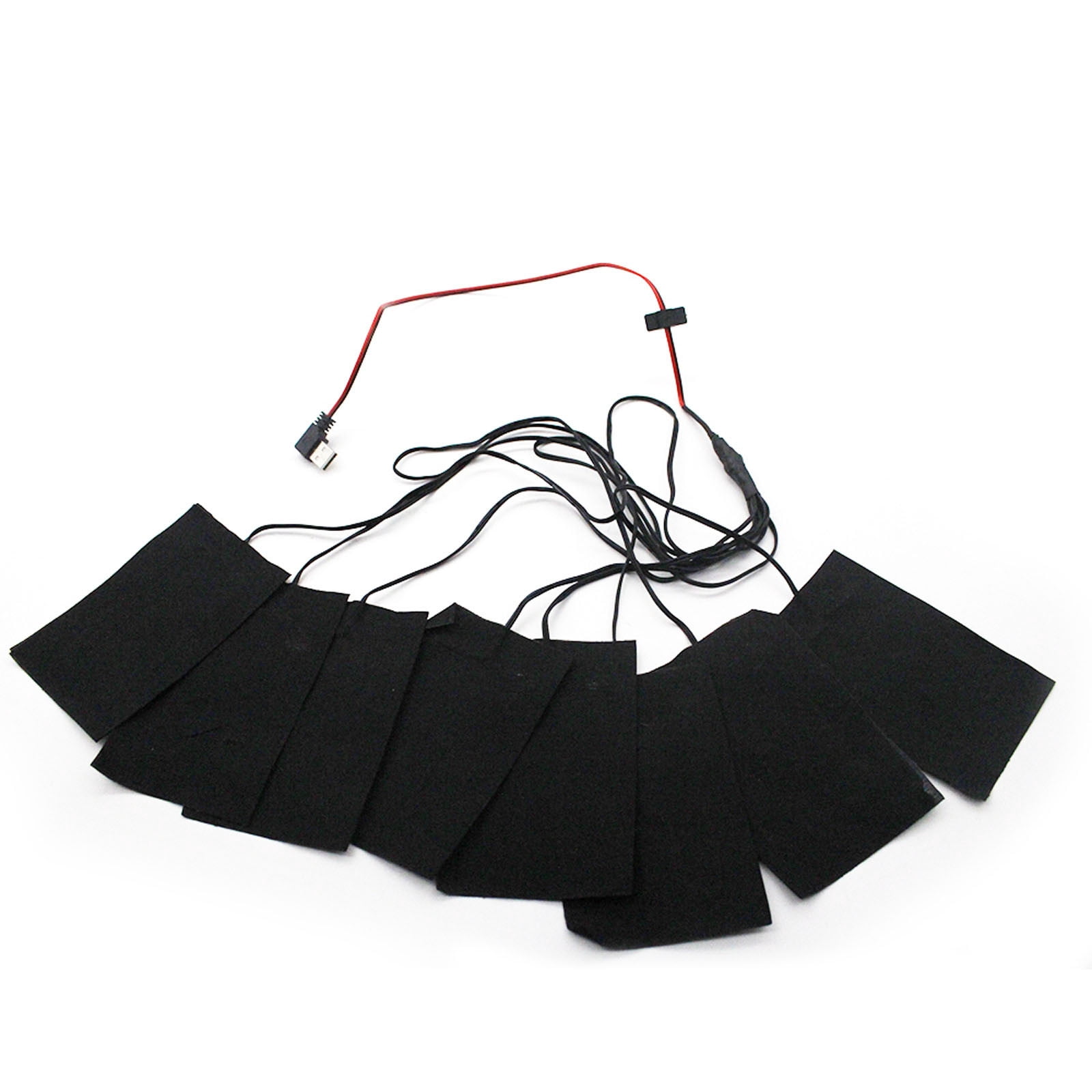 EGNMCR USB Heating Pad For Heating Clothes Film Heating Pad For Heating Clothes Heater Electric Heating Film Vest Down Jacket Portable USB Charging Warm Heating Pad the thing