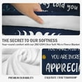 thumbnail image 3 of Inspirational Gifts for Women - Christmas, Birthday Gifts for Women, Motivational Gifts for Friends, Teacher, Employee, Appreciation Gifts for Coworkers - Fleece Throw Blankets in You're You're, 3 of 7