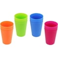 thumbnail image 2 of 12 vasos de plástico reutilizables de colores, vasos multicolores de 250 ml para vasos apilables, vasos para niños para fiestas, camping, playa, picnic, cocina, barbacoas, 2 of 5