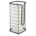 thumbnail image 6 of mDesign Metal Free Standing Toilet Paper Stand, Holds 3 Rolls - Matte Black, 6 of 7