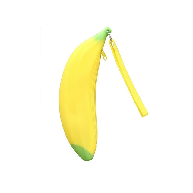 Banana Bag Childrens Coin Purse Candy Color Jelly Bag Key Loose Wallet