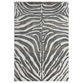 thumbnail image 2 of Abani Nova NOV170B Grey Brown Zebra Print Area Rug 6' x 9' - Grey, 2 of 3