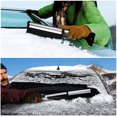thumbnail image 4 of Snow Brush,Snow Broom Telescopic Snow Removal Anti-Slip Squeegee Car Window Defrosting Tool for Winter Car, 4 of 5