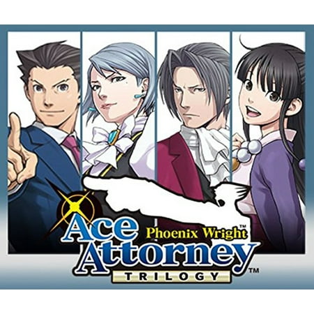 Phoenix Wright Ace Attorney Trilogy, Nintendo, Nintendo 3DS, [Digital Download], (Best Ace Attorney Games)