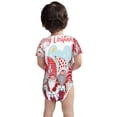 thumbnail image 3 of Yiaed Christmas Print Infant Climbing Short Sleeve Onesie One-Piece Baby Bodysuit Clothes 0-12 Months -18 Months, 3 of 6