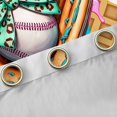 thumbnail image 4 of Feelyou Dessert Black Out Curtains, Est Baseball Sleep Curtains Pack of 2 (42x63 Each), 4 of 6