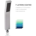 thumbnail image 2 of Pommeau De Douche Main En Laiton Pommeau Douche Anti Calcaire Conome En Eau - Haute Pressionstyle L Argent, Acabado Chrome, 2 of 5