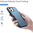 thumbnail image 5 of Designed for iPhone 11 Heavy Duty Case, Protection Shockproof Dropproof Dustproof Anti-Scratch Phone Case Cover for iPhone 11 Heavy Duty Case, Navy Blue, 5 of 8