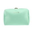 thumbnail image 1 of 1 Pc Bolsa de Maquillaje Pequeña y Duradera para Vacaciones, Camping, Viajes de Negocios, Baño PVC Verde, 1 of 4