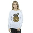 thumbnail image 2 of Harry Potter Womens Hufflepuff Sketch Crest Sweatshirt, 2 of 3