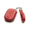thumbnail image 2 of Vitodeco Leather Key Fob Case Compatible with Honda Civic, Civic Hatchback, Accord, HR-V, CRV, Pilot, Passport 2023 - 2026(5-Button, Red), 2 of 6