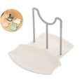 thumbnail image 1 of Dvruxg Dish Drying Rack Kitchen Organizer - Pot Lid Storage Shelf, Countertop Spoons Pad Bracket, Punch-Free Wall Mount Rack for Home Kitchen Accessories Tools, 1 of 3