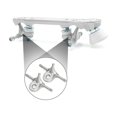 thumbnail image 3 of 1 Pair Roller Skate Triangle Trucks,Roller Skate Plate Replacement Double Action Trucks Roller Skating Accessories, 3 of 5