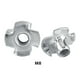 thumbnail image 1 of Tuerca En T, Mano De Obra Fina Y Liviana Tuerca En T De Madera De Pequeño Volumen Para Ingeniería Industrial Para Sitios De Construcción ANGGREK Captive T Nut, 1 of 2