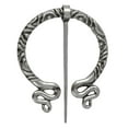 thumbnail image 2 of Alfiler de Broche penanular Salvador Broche nórdico vikingo vintage Plata antigua, 2 of 6