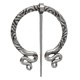thumbnail image 2 of Broche de anillo ss Broche Prenda Pin de chal Plata antigua 3, 2 of 6