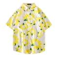 thumbnail image 4 of Hawaiian Shirts For Men Casual Button Down Short Sleeve Tops Summer Breathable Comfy Tropical Printed Beach Vacation Shirt,Sizes M-3XL, 4 of 4