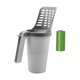 thumbnail image 3 of Cat Litter Poop Scooper con 8 bolsas de recarga Desechos de desechos puede tamicador de arena para gatos portátil con soporte para la limpieza de, 3 of 8