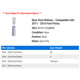 thumbnail image 2 of Rear Strut Bellows - Compatible with 2011 - 2016 Ford Fiesta 2012 2013 2014 2015, 2 of 2