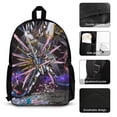 thumbnail image 3 of Mobile Suit Gundam 3 Pcs Backpack Set With Lunch Bag And Pencil Case Casual Bookbag Lunch Box Pencil Box, 3 of 6