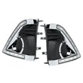 thumbnail image 3 of DRL para automóvil, 1 par DC12V 6000-6700K Luz diurna impermeable Luz diurna para automóvil Ultra sensible, 3 of 9