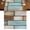 Brown Blue White, variant on Table Runners 72 Inches Long Dress Scarves, Blue Beige Brown Vintage Farmhouse Kitchen Table Runner, Coffee Tablerunners, Retro Farmhouse Elegant Pastoral 18x72 Inch
