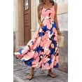 thumbnail image 4 of Vestido PRETTYGARDEN Floral Maxi Sin Mangas con Fruncido XL, 4 of 7