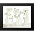 thumbnail image 2 of Jacobs, Cindy 24x19 Black Modern Framed Museum Art Print Titled - Bottles and Flowers II, 2 of 5