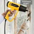 GOXAWEE 2000W Heat Gun, Quick Heating 140‚Ñâ1112‚Ñâ, 4 Nozzles for PVC