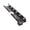 Grey, variant on U Shaped Faucet Shelf No Drill with Water Drainage, Detachable Over Sink Bathroom Organizer with Toothbrush Holder, Rustproof Carbon Steel Storage Rack 19.69*3.94*2.36 Inch