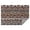 Brown Geometric and, variant on Brown Ethnic Stripe Pattern Rectangle Tablecloth 60"x84",Waterproof Polyester Rectangle Table Cloth, Wipeable Spillproof Polyester Tablecloth for Dining, Camping, Indoor and Outdoor